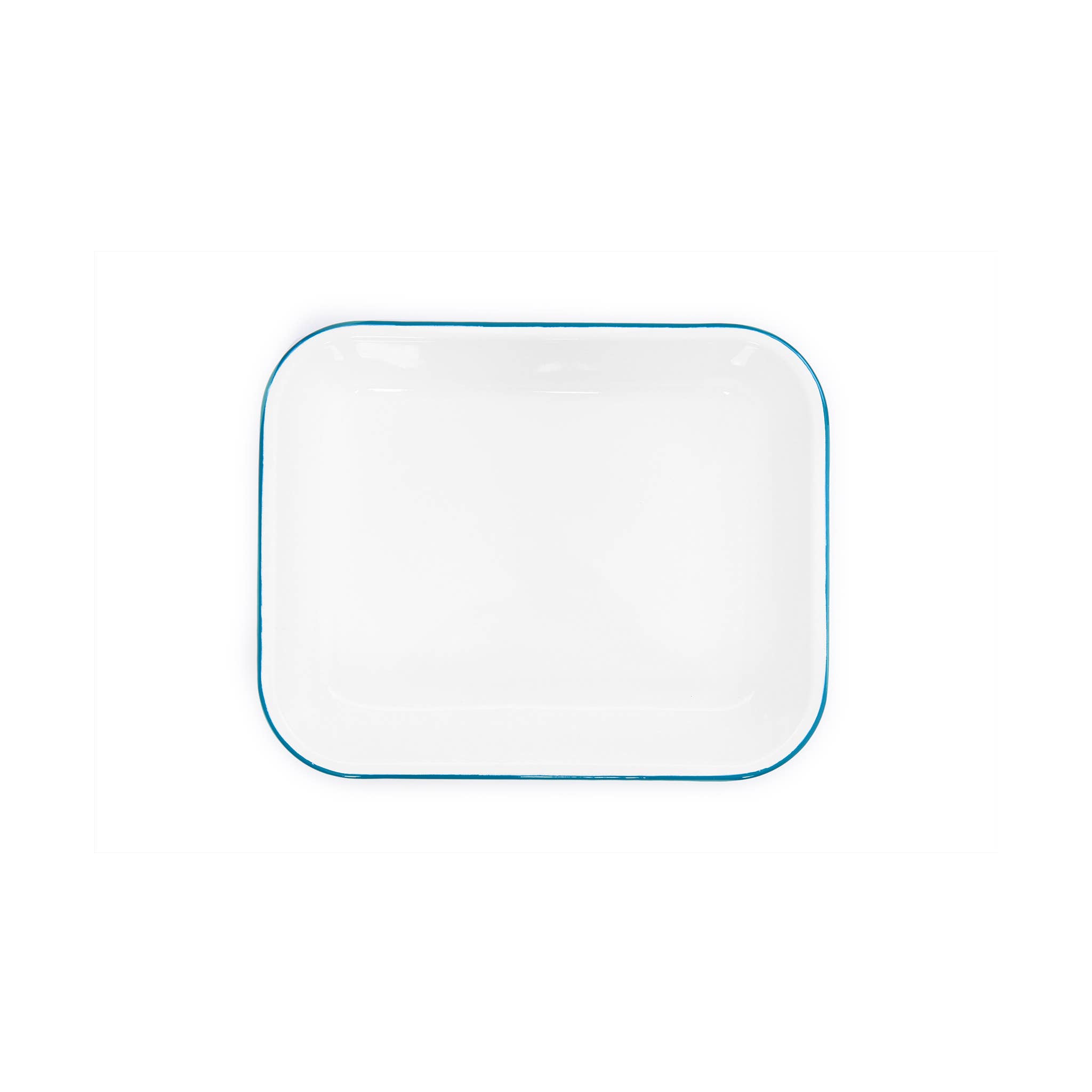 Crow Canyon Home - Wholesale Baking Dish - Vintage Enamelware Small Open Roaster3