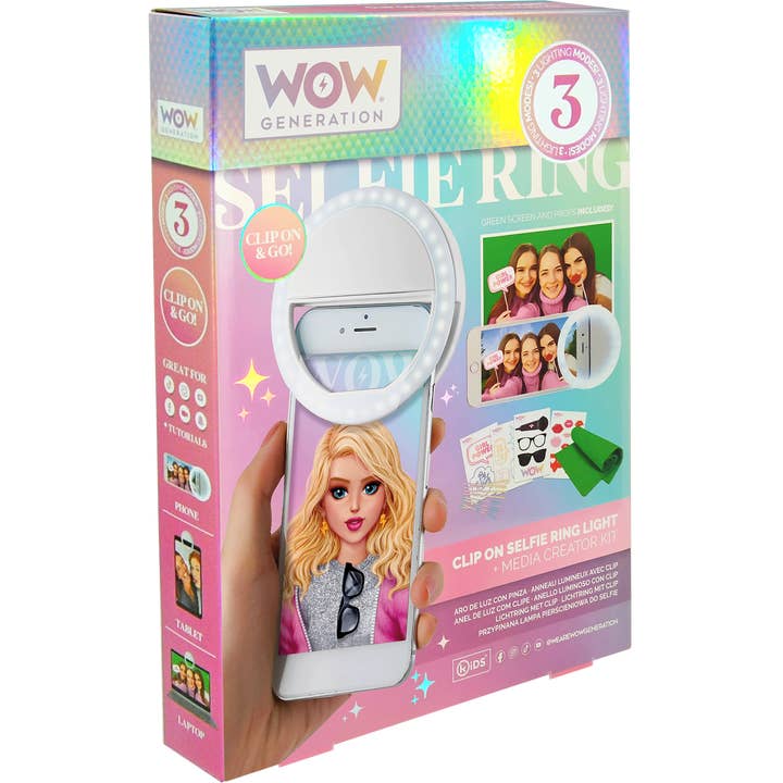 Kontiki - Wholesale Light-Up Toy - Kids & Baby - Glowing selfie clip and accessories - WOW Generation2