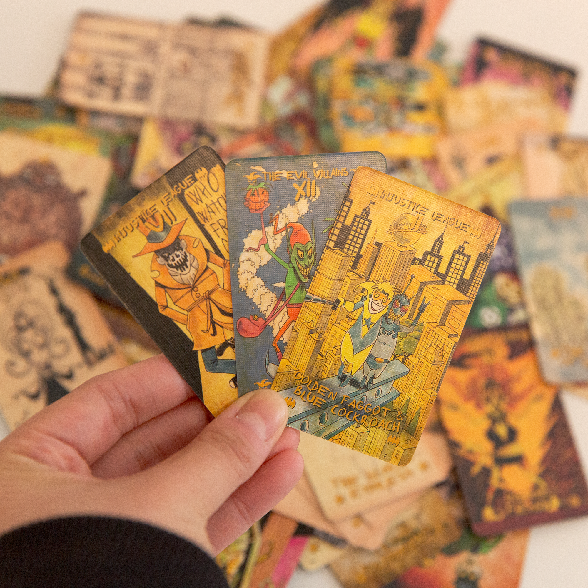 Vermilion Collection - Wholesale Tarot/Oracle Card - Superheroes Parody Mini Tarot13