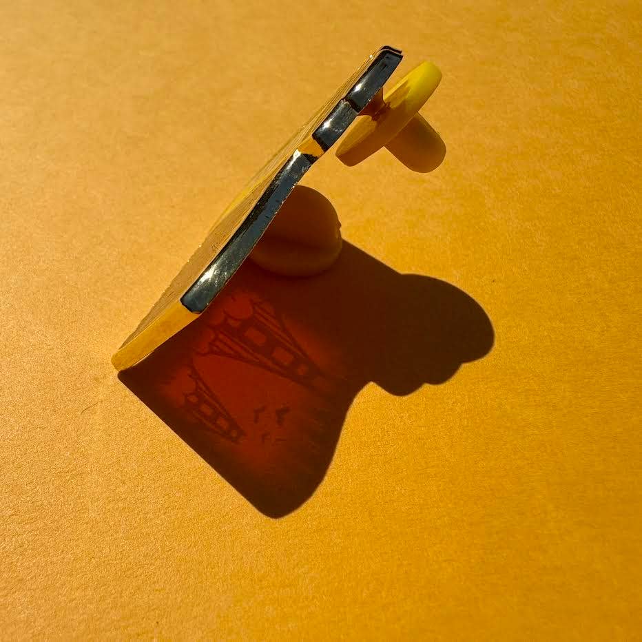 Painting With James - Venta al por mayor Botón/prendedor - Insignia de esmalte iluminadora de rollo de película de San Francisco1