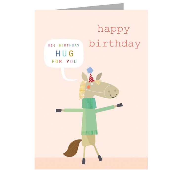 PA03 Horse Happy Birthday Card for wholesale by Kali Stileman Publishing