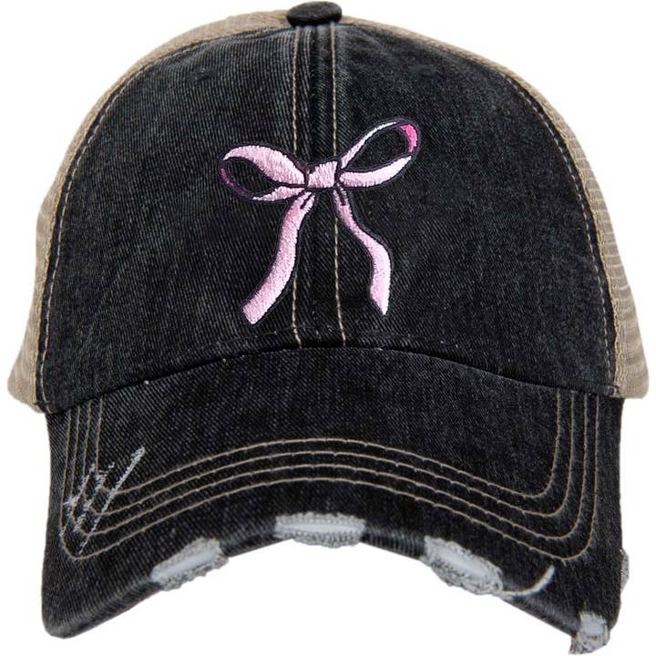 Pink Bow Wholesale Trucker Hat for wholesale by Katydid
