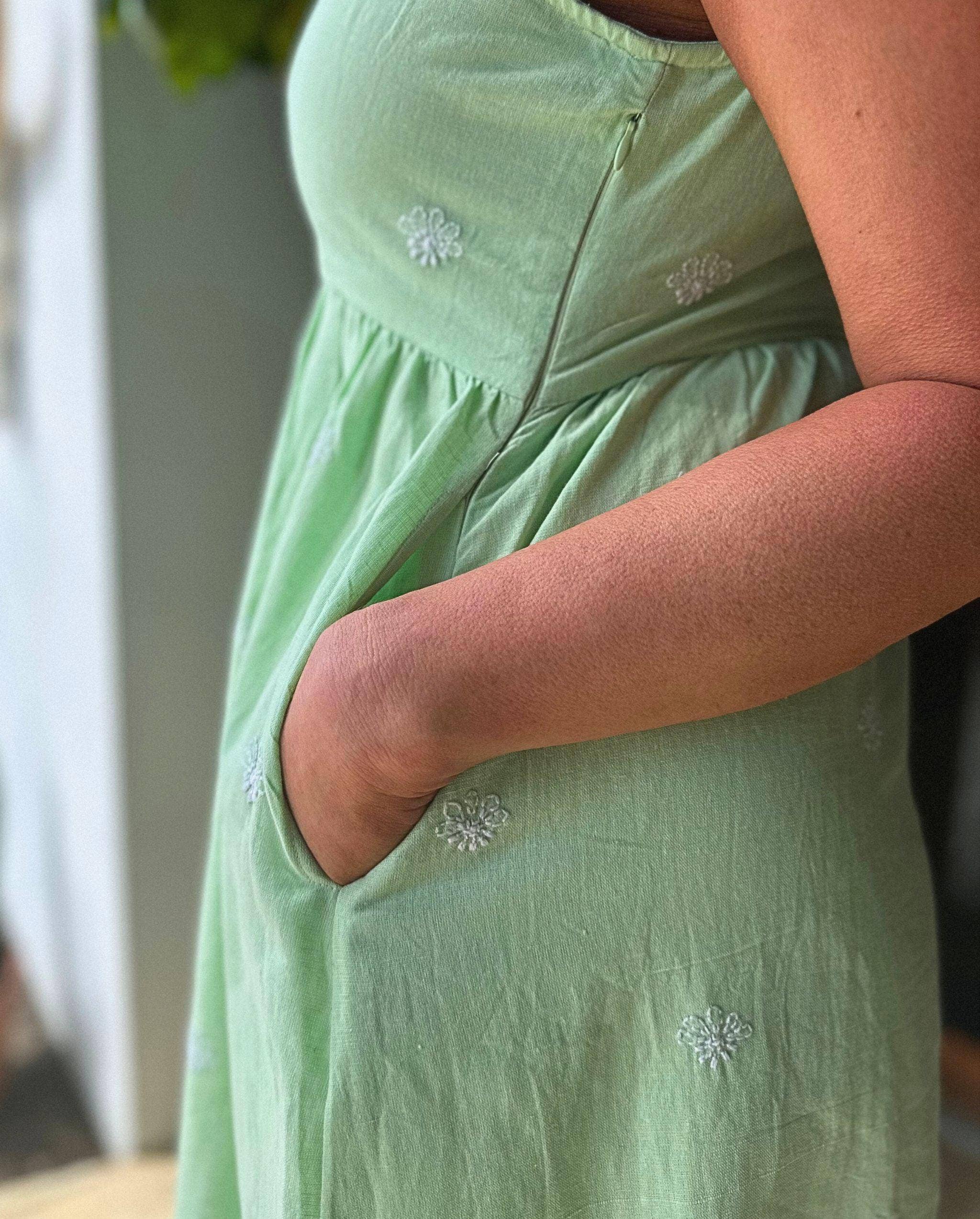 Kaasida | Women Fashion Boutique - Wholesale Dress - Women's - Fiza Linen Midi Dress7