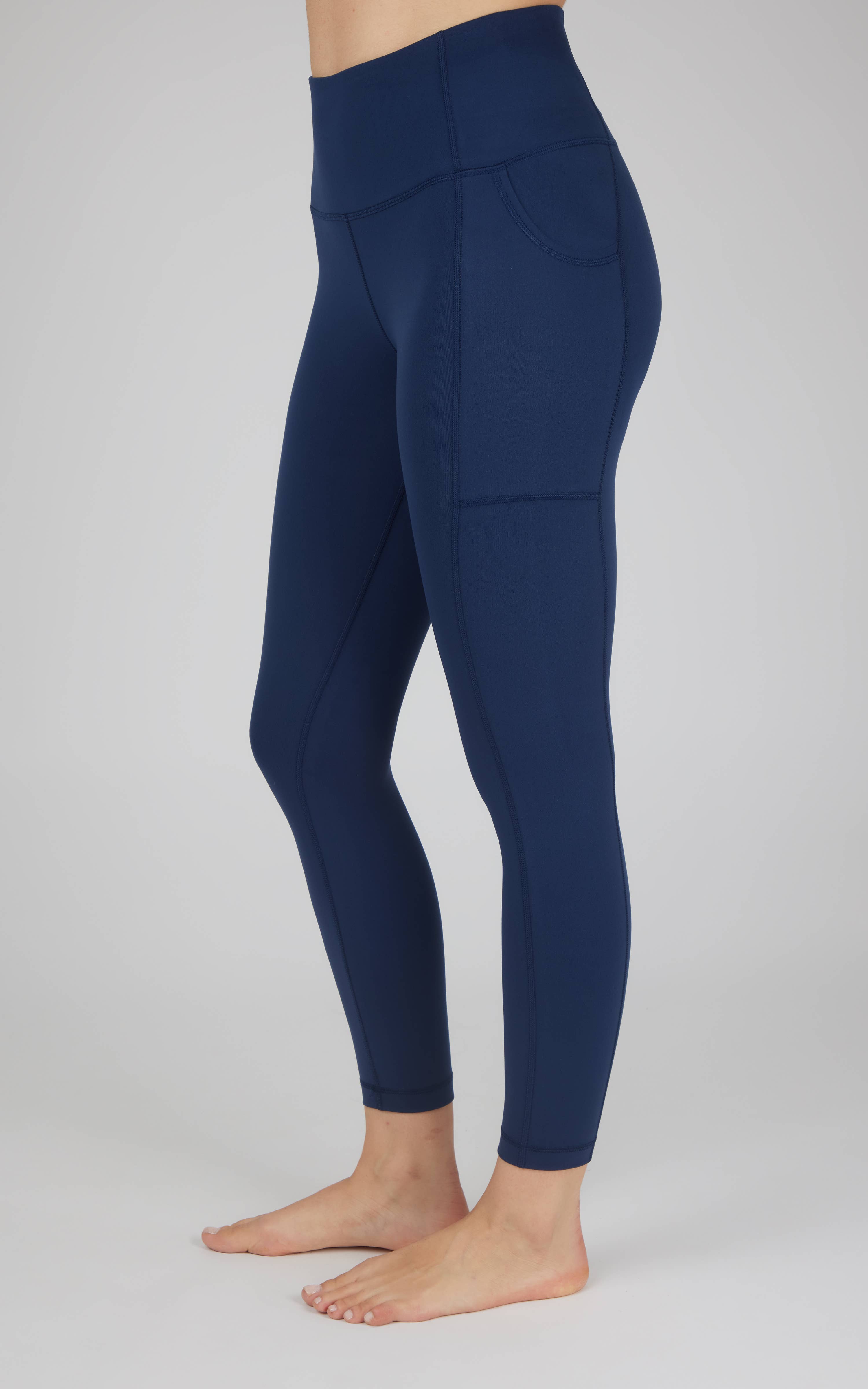 90 Degree by Reflex & Yogalicious - Wholesale Athletic/Lounge Leggings - Women's - Women's Lux Ankle Leggings with Utility Pockets6