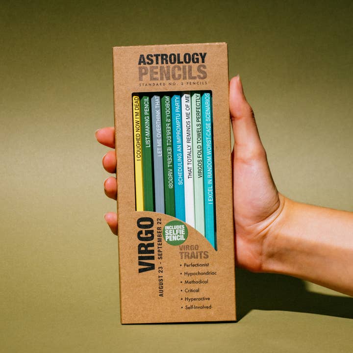 Whiskey River Soap Co. – wholesale Pencil – Astrology Pencils Virgo