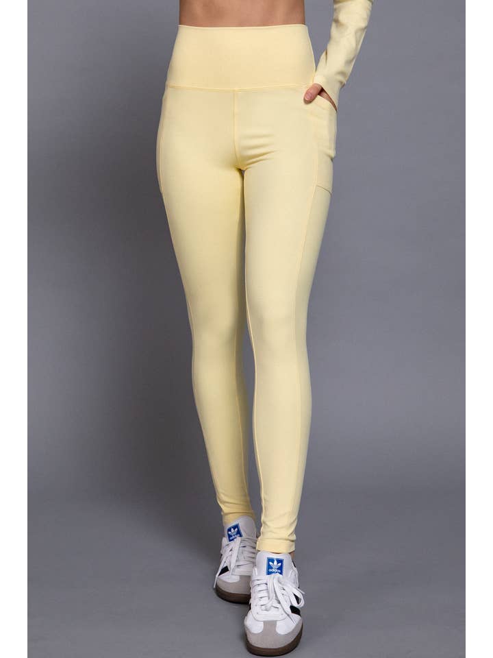 Active Basic | Active USA - Wholesale Athletic/Lounge Leggings - Women's - Waist Band Workout Leggings with Pocket22