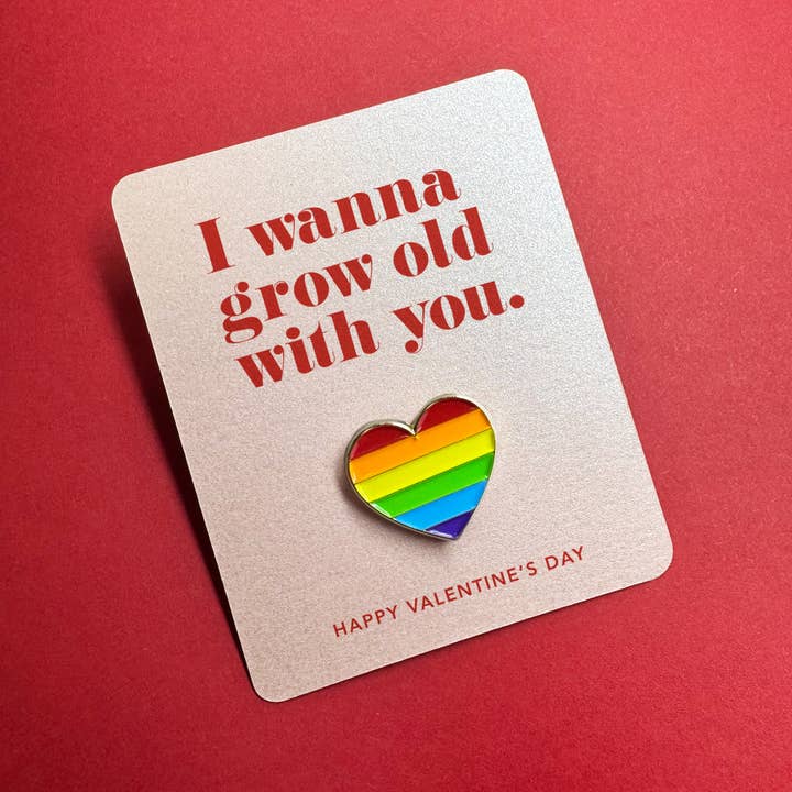 Lovethelinks Ltd - Vendita all'ingrosso Biglietti per San Valentino - Biglietto con spilla di San Valentino4