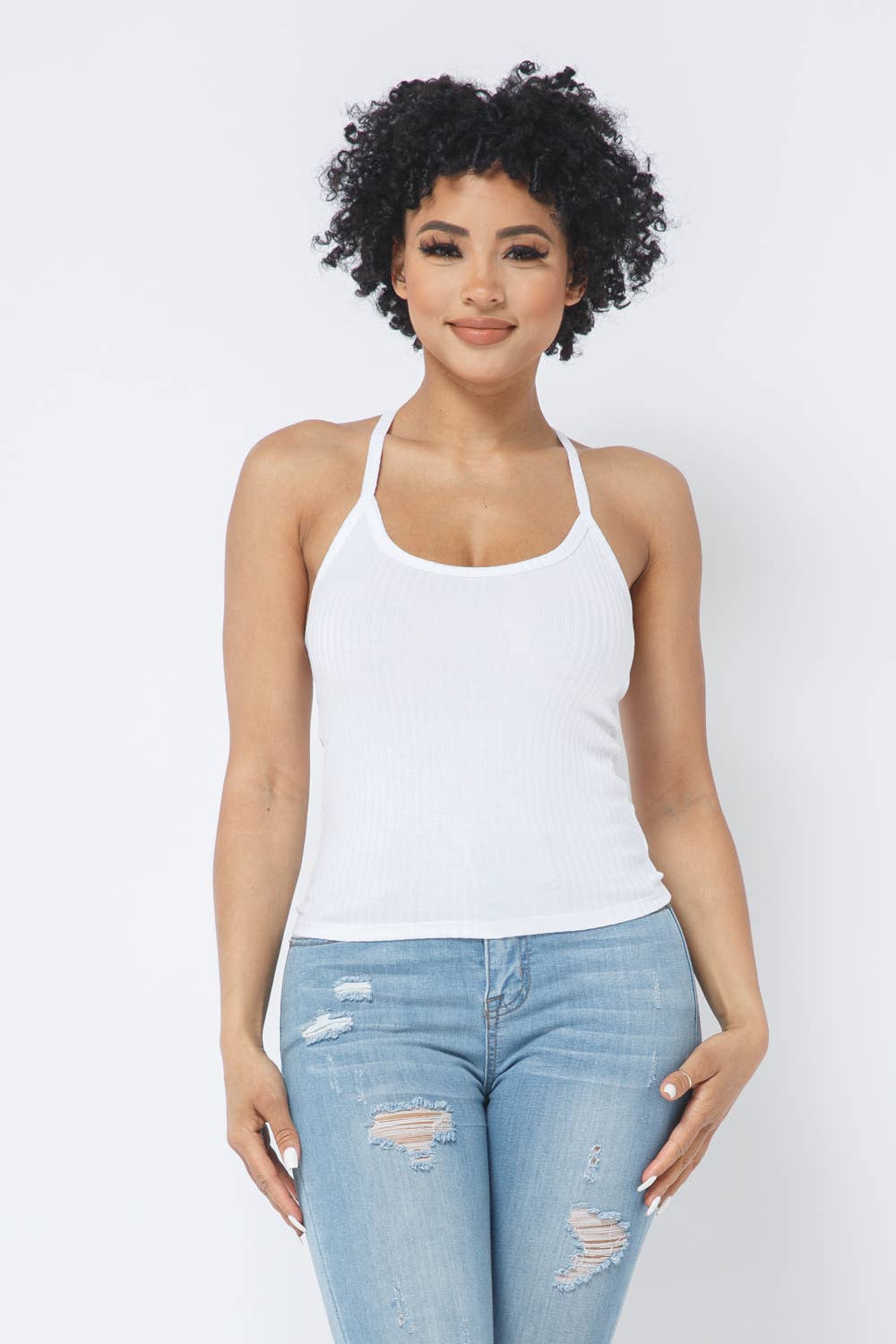 Julia by LoveJ - Wholesale Tank Top - Women's - Rib Racer Back Sleeveless Tank Top6