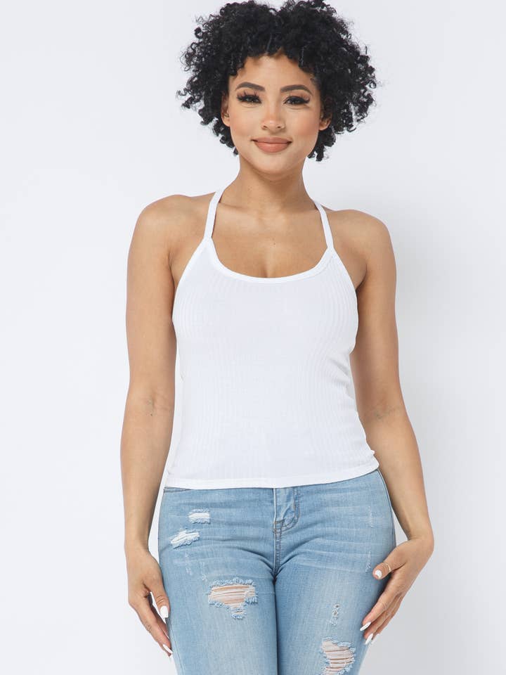 Julia by LoveJ - Wholesale Tank Top - Women's - Rib Racer Back Sleeveless Tank Top6