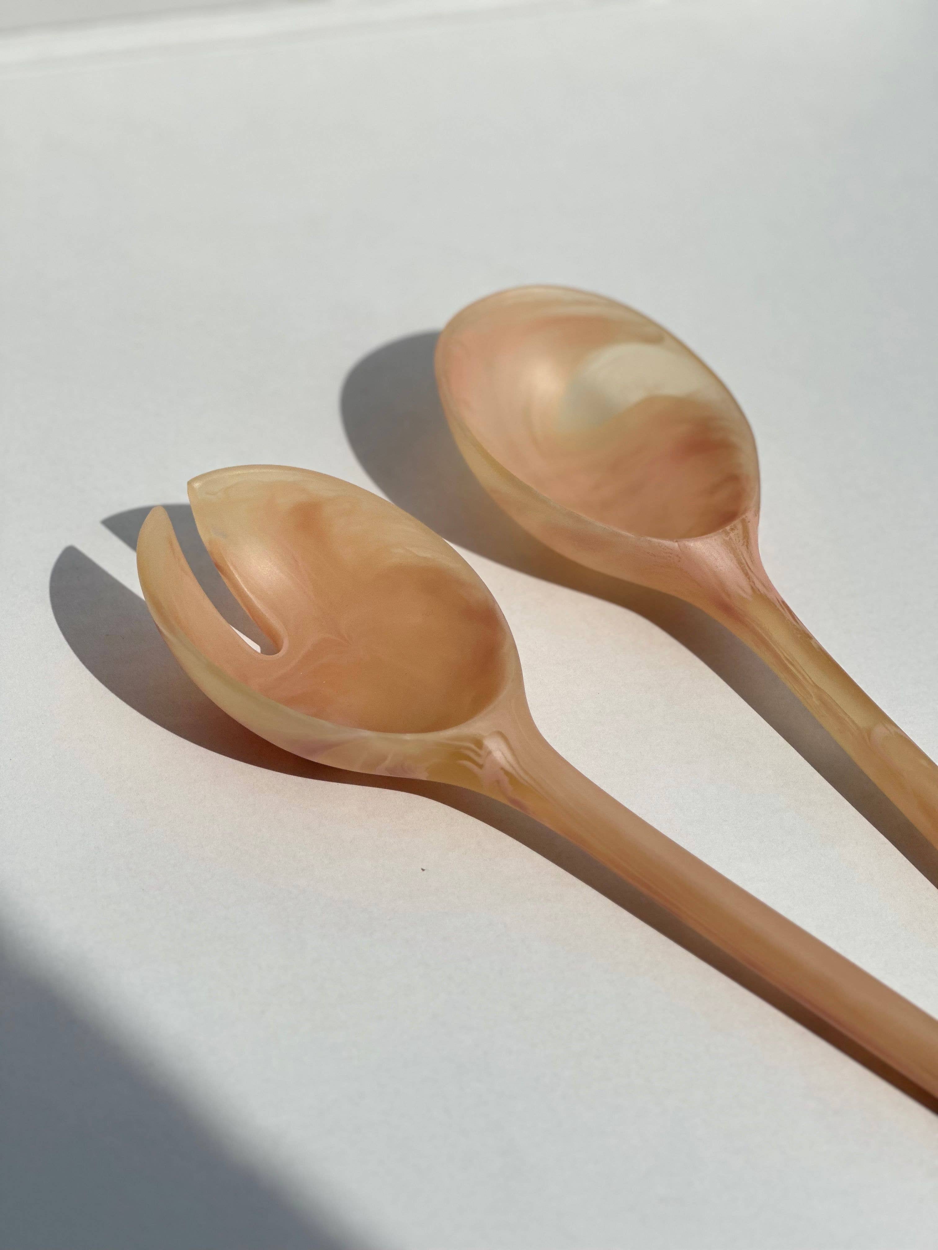 MÆGEN - Wholesale Kitchen Tong - Salad Servers - Coral Set3