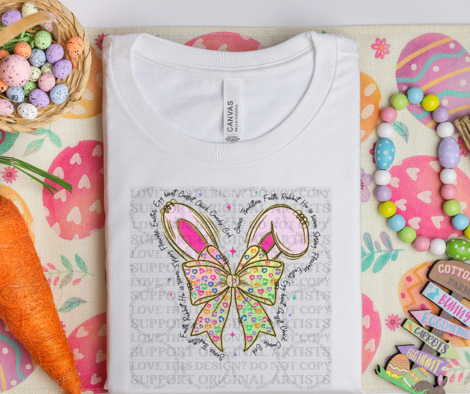 It's Transfer Time – wholesale Sublimation transfer – 5455 - Easter bunny ears Easter egg hunt Jesus God Candy *DTF0