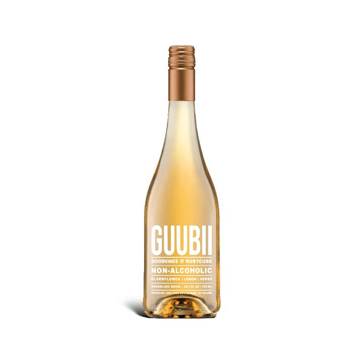 GUUBII - Elderflower-Lemon Sparkling Non-Alcoholic Wine Aperitif - 25.4oz for wholesale by ProofNoMore