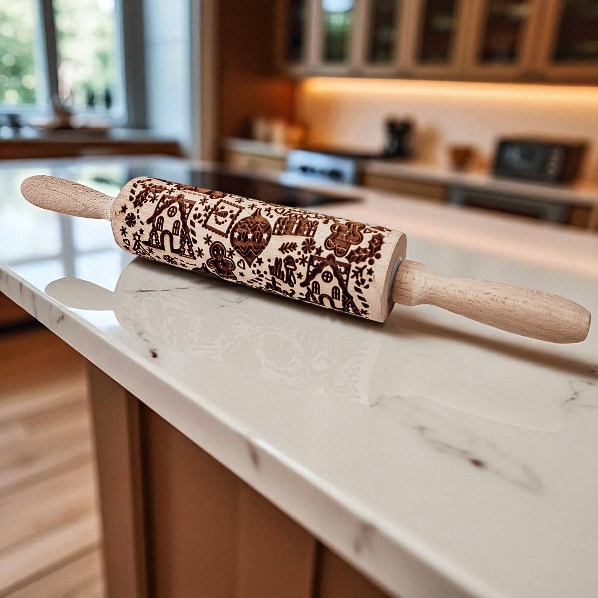 Gia Roma - Wholesale Rolling Pin - Christmas Cookie Cutter Baking Gift Set Wooden Rolling Pins 68