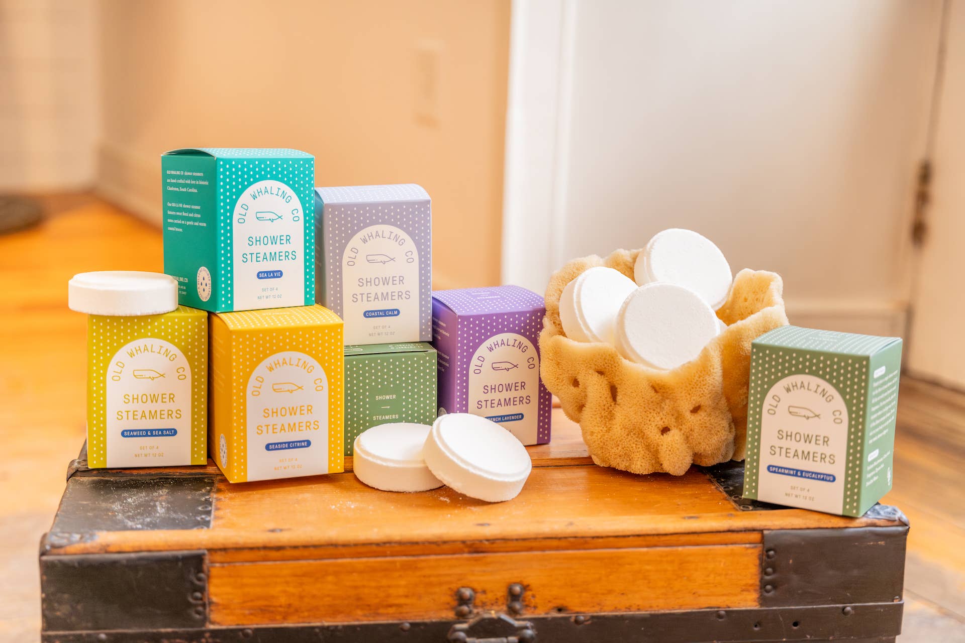 Old Whaling Company - Wholesale Shower Steamer/Bomb - Seaside Citrine® Shower Steamers7