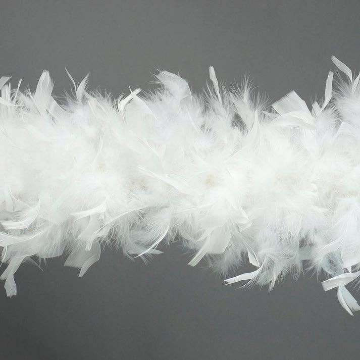 Zucker Feather Products - Wholesale Costume - Women's - Chandelle Feather Boa - Heavyweight - White4