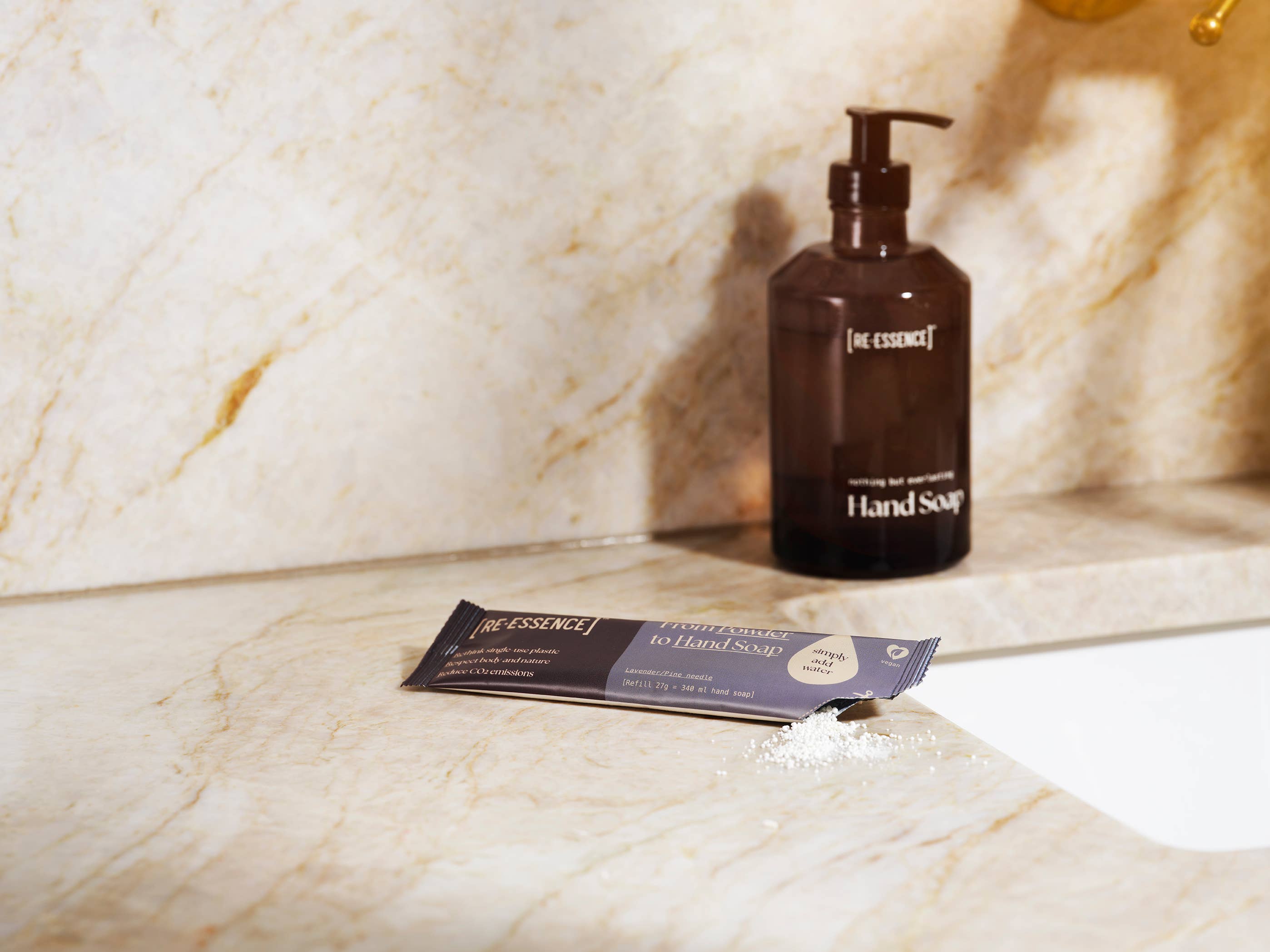 [RE·ESSENCE]® - Wholesale Hand Soap/Wash - HAND SOAP REFILL SET LAVENDER/PINE NEEDLE1