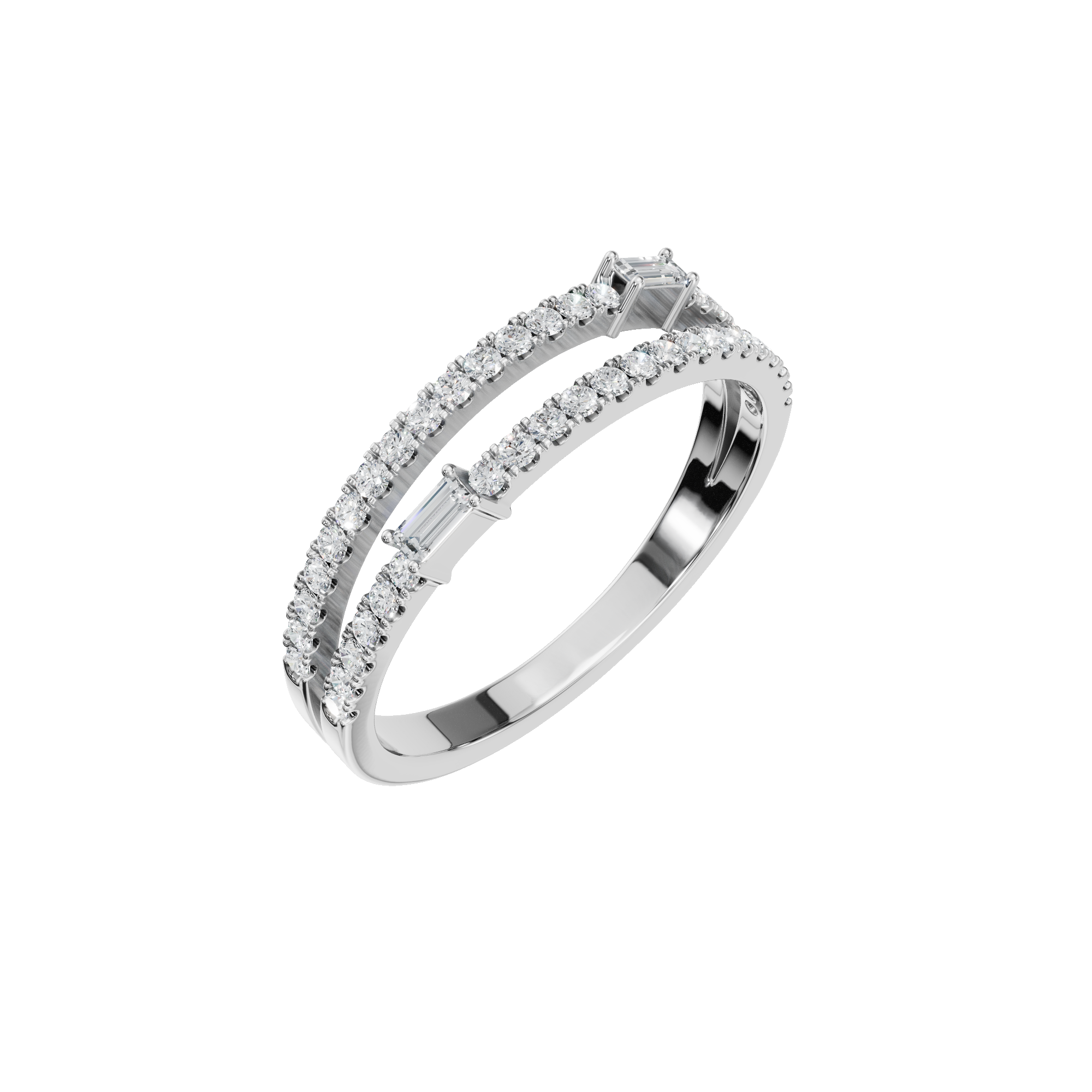 PureYou Jewelry - Vente Alliances/bagues de mariage - Bague de déclaration en or 14 carats avec diamant, Bague de mariage en diamant4