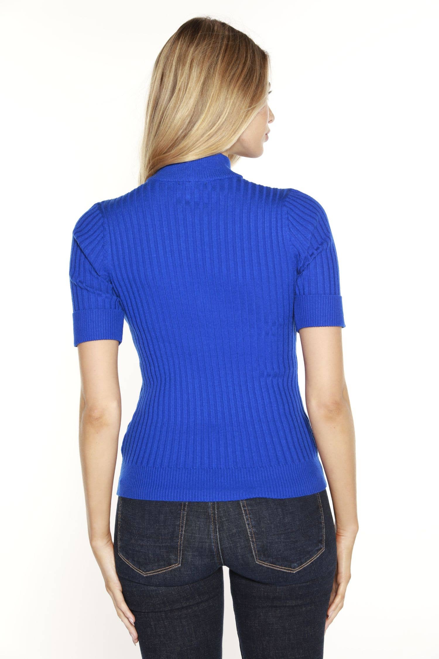 Belldini - Wholesale Knit Top - Women's - Women's Zipper Polo with Mock Collar8
