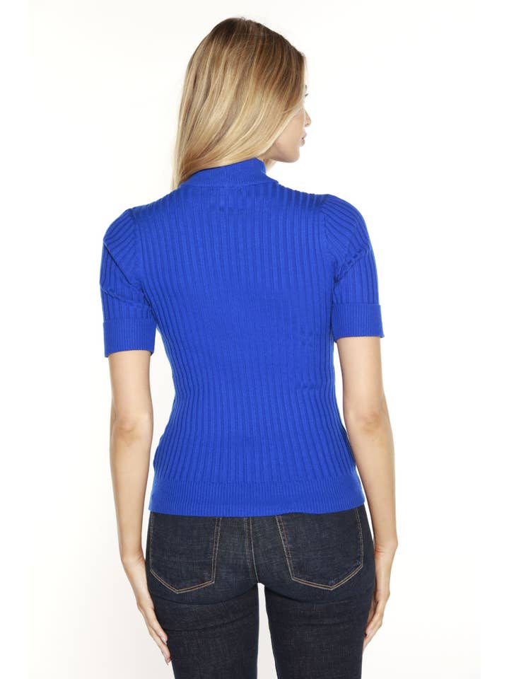 Belldini - Wholesale Knit Top - Women's - Women's Zipper Polo with Mock Collar8