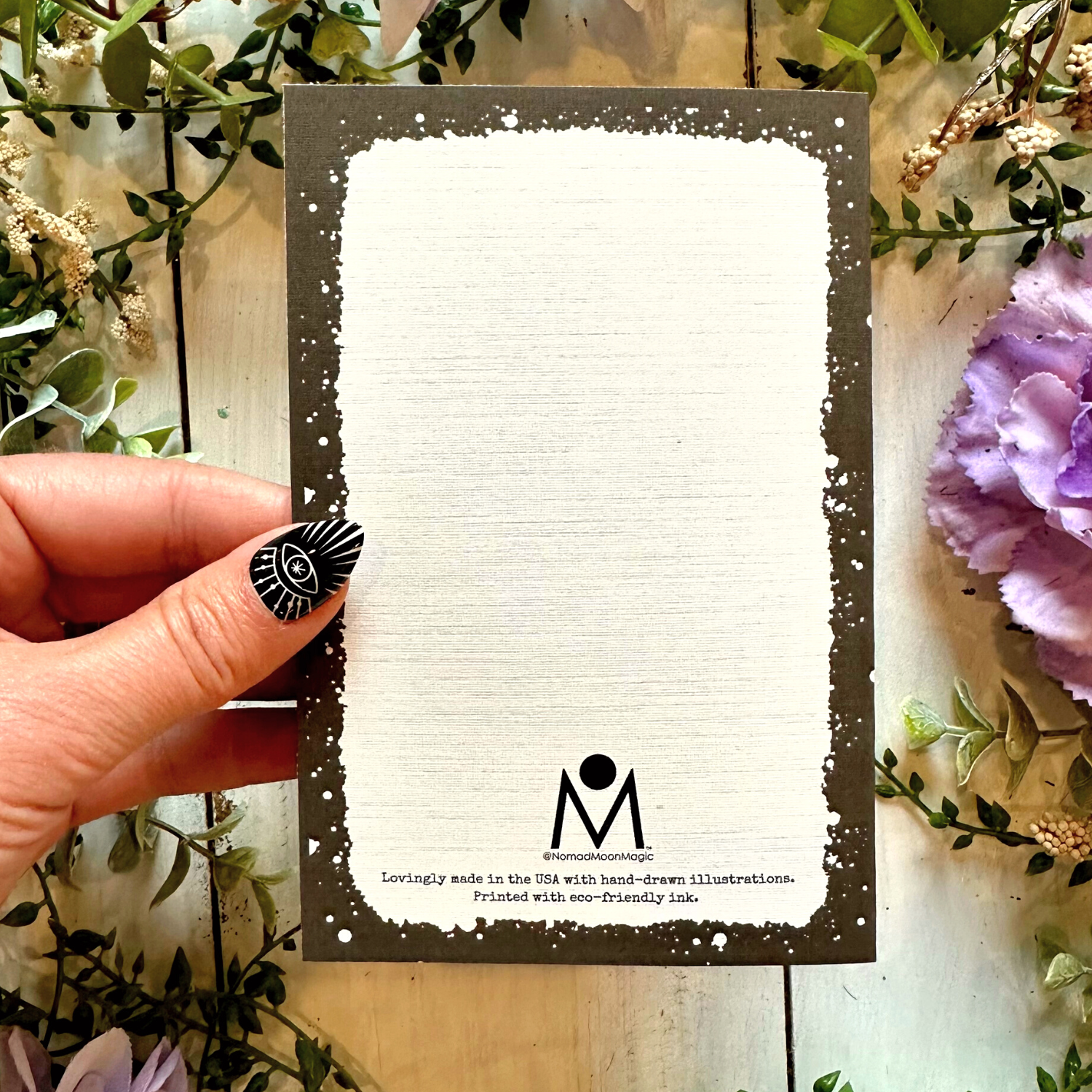 NOMAD Moon Magic - Wholesale Birthday Card - 4x6 Witchy Frog and Mushroom Birthday Card, Handmade3