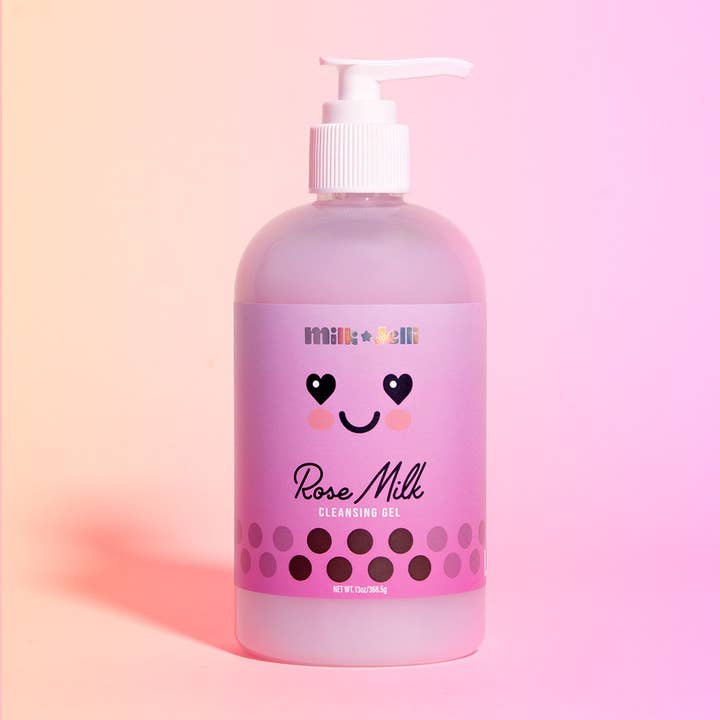Rose Milk Boba Collection - Hand + Body Soap for wholesale by Milk Jelli