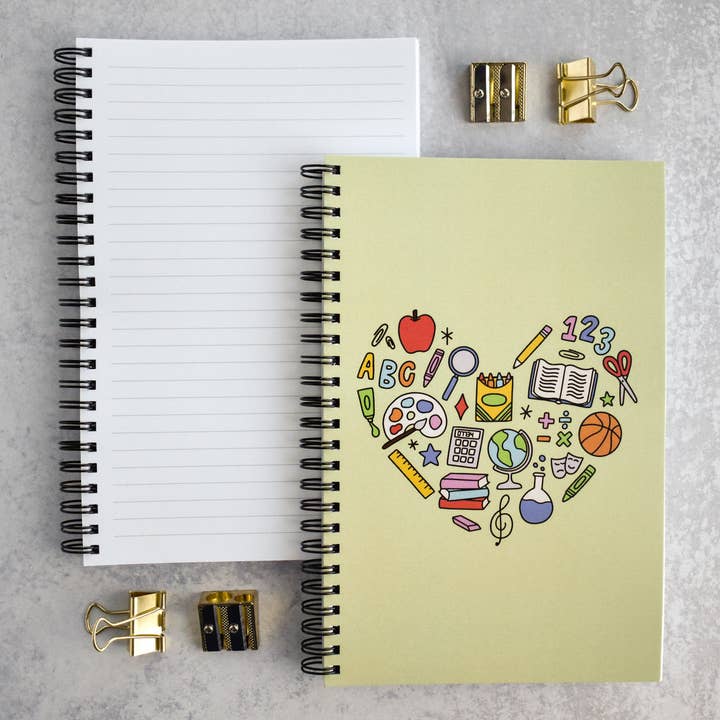 School Heart Notebook for wholesale by Kyn You Believe It