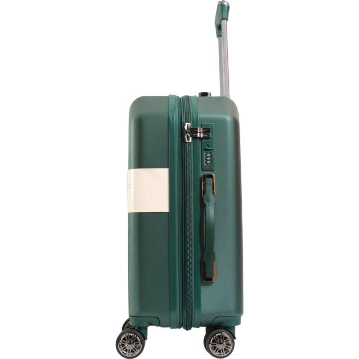 EMERALD Max Studio ABS Hard Sided 3-Piece The Hexagon Luggage Set for wholesale on Faire13