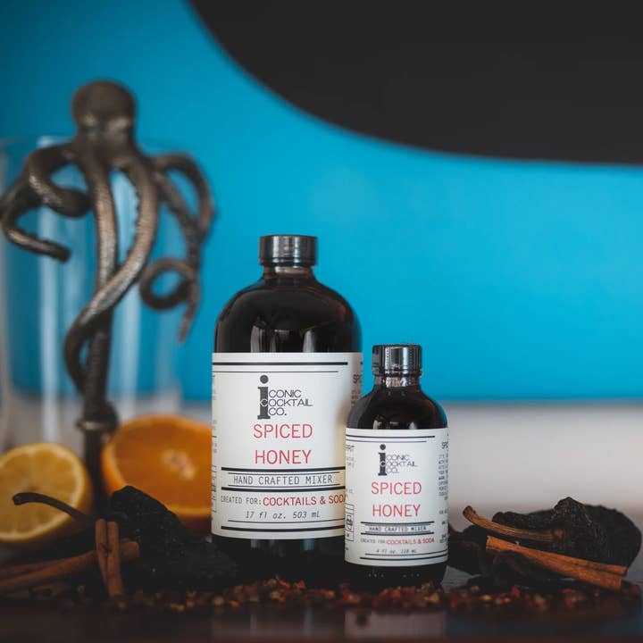 Iconic Cocktail Co - Venta al por mayor Preparado/sirope para cóctel - Mezclador artesanal con miel especiada, 4 onzas