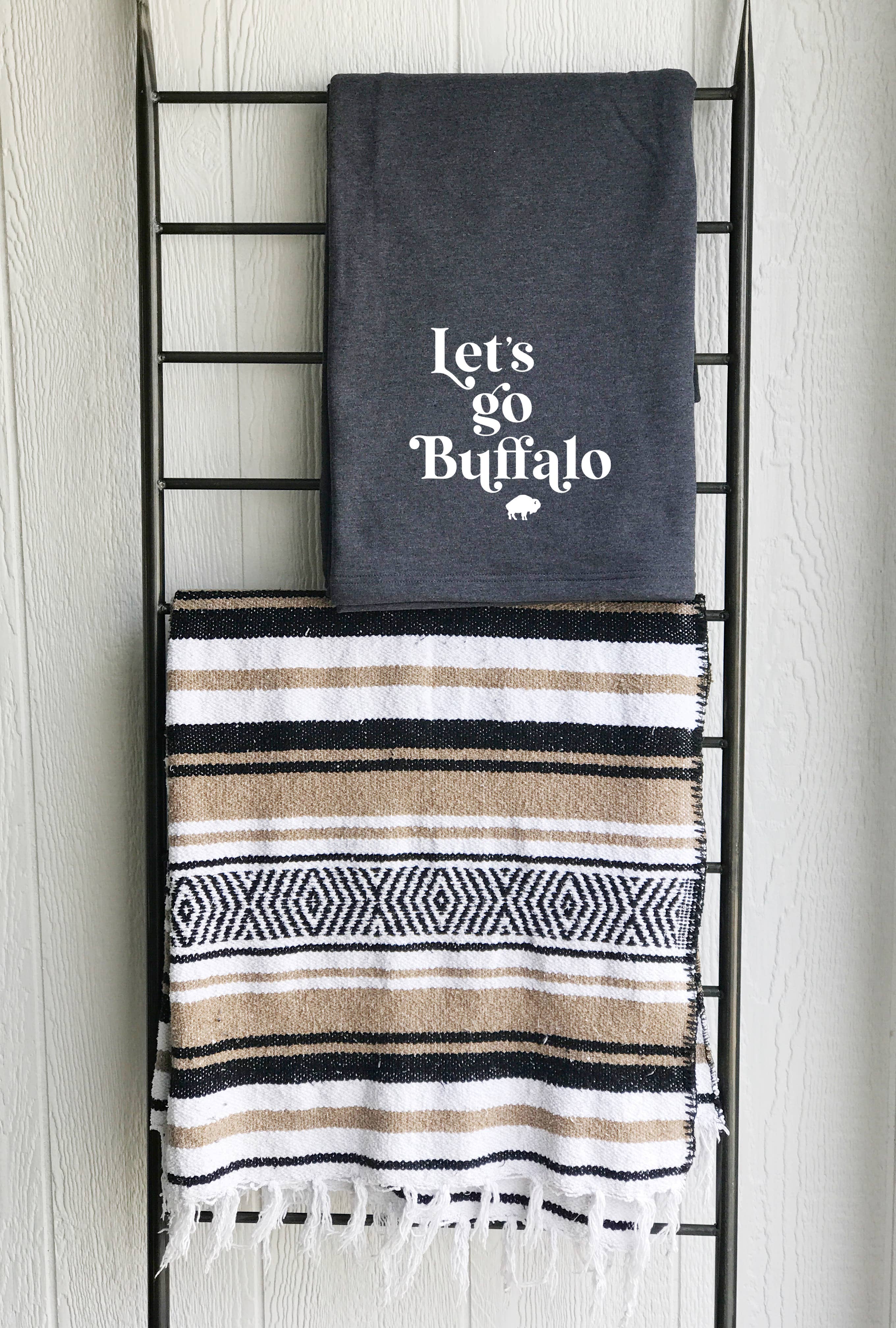 Perfect Day Print Co - Wholesale Throw Blanket - Buffalo Bills Throw Blanket - Lets Go Buffalo3