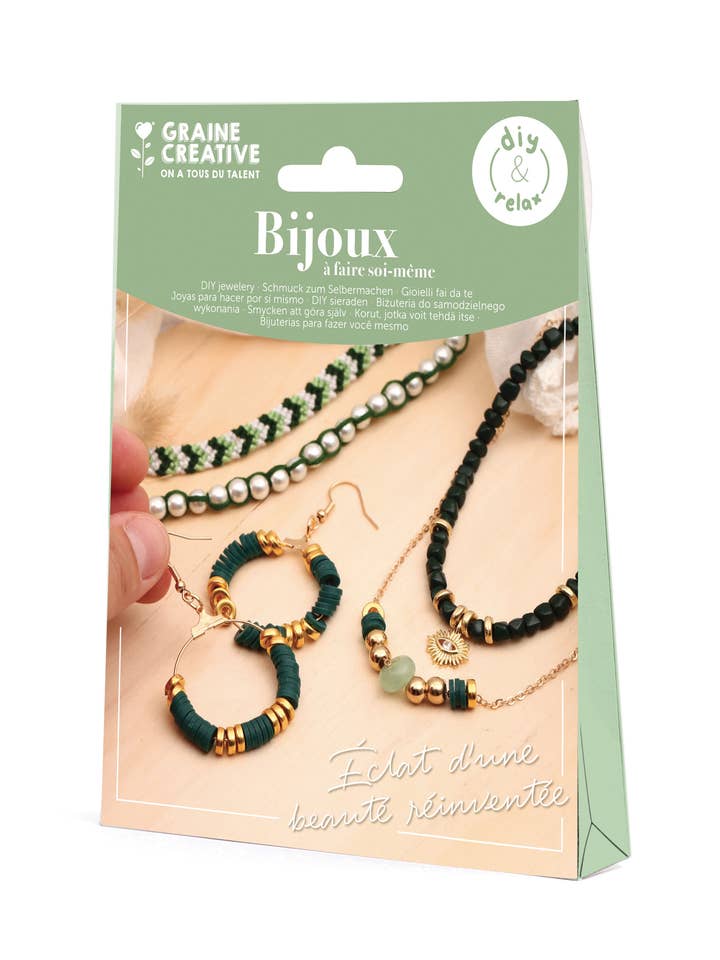 JADE SIERADENSET voor wholesale door Graine Créative