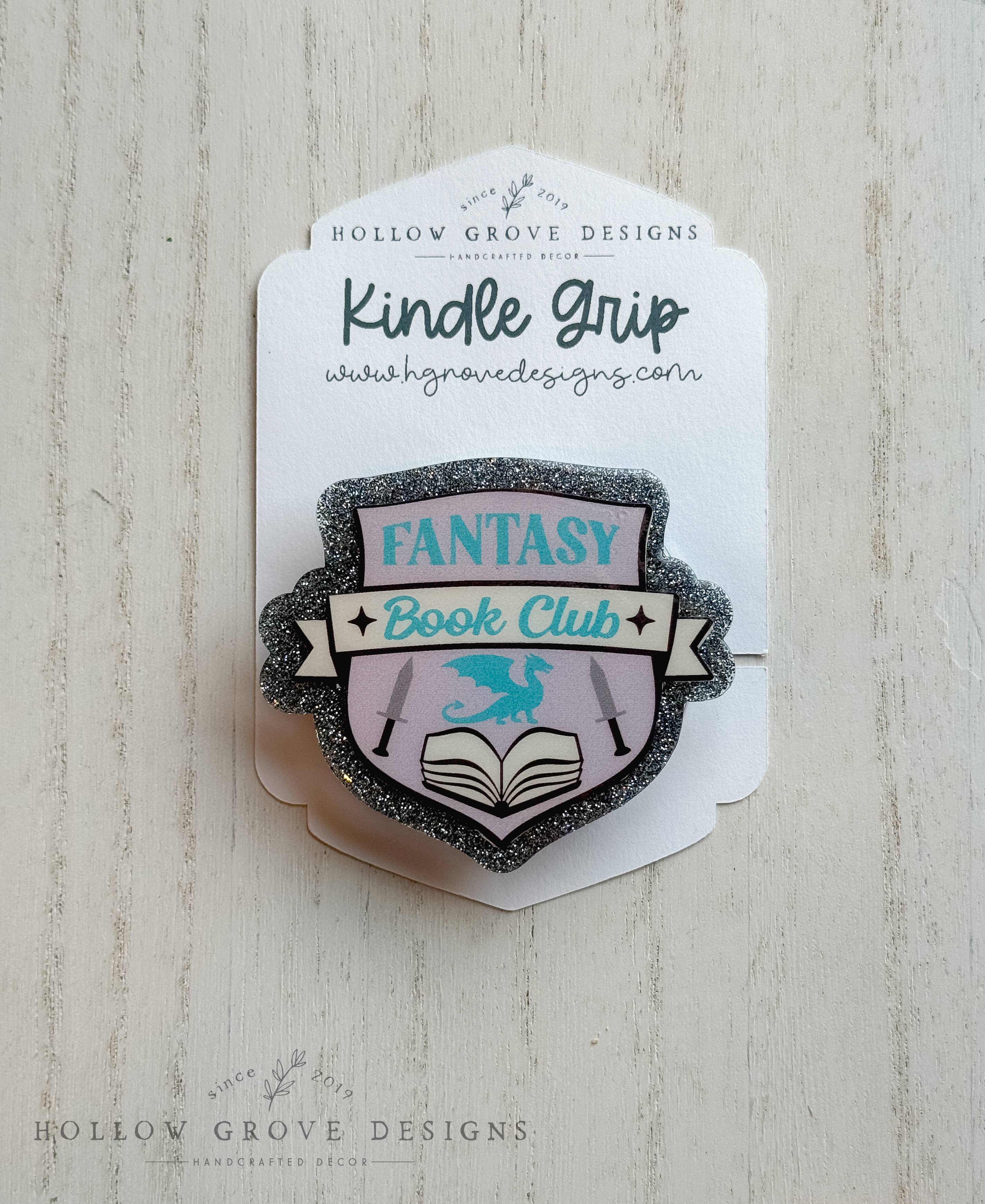 Hollow Grove Designs - Wholesale Phone Grip - Reading Tropes Device Grip7