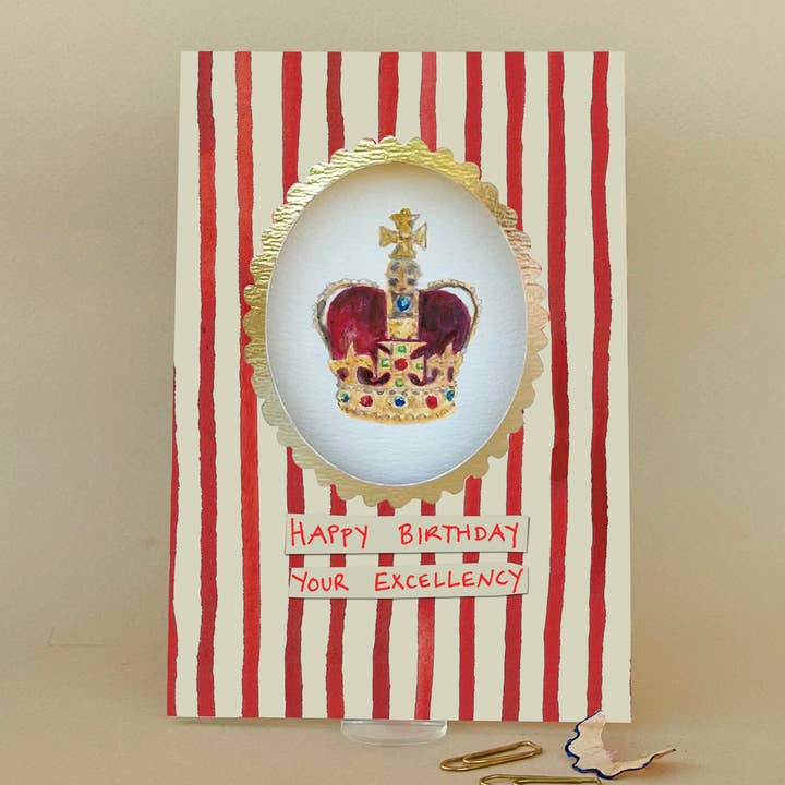 'Ihre Exzellenz' Grußkarte FP3624 für den Großhandel von Poet and Painter