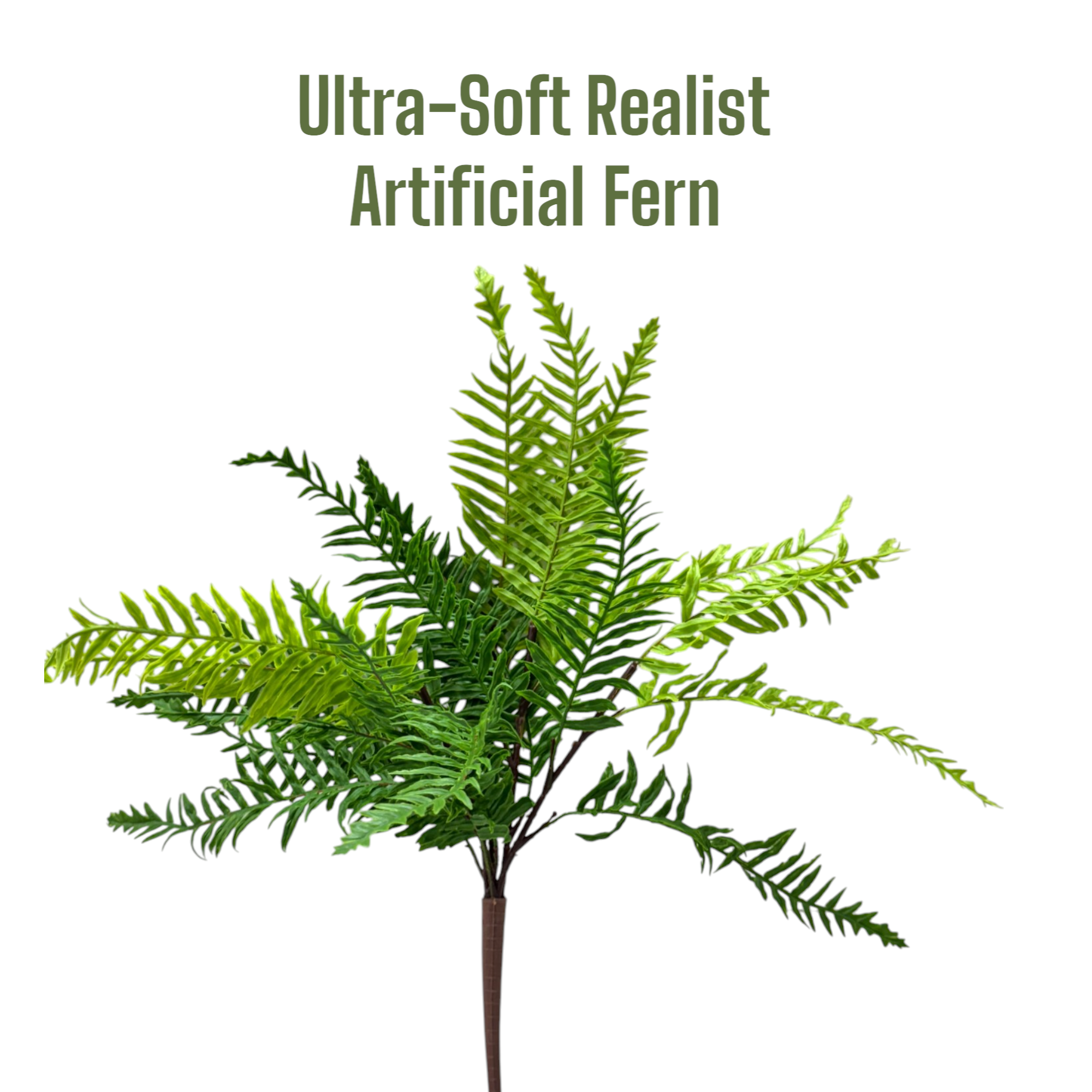 Angel Isabella – Großhandel Kunstpflanzen – Realistisch & Ultra-Weich-Touch-21 Blätter-Künstlicher Farnbusch13