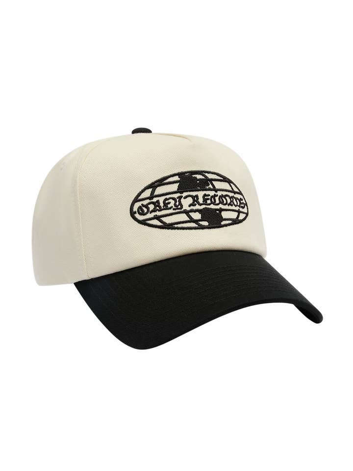 OBEY WORLD RECORDS 5 PANEL SNAPBACK for wholesale by OBEY Clothing