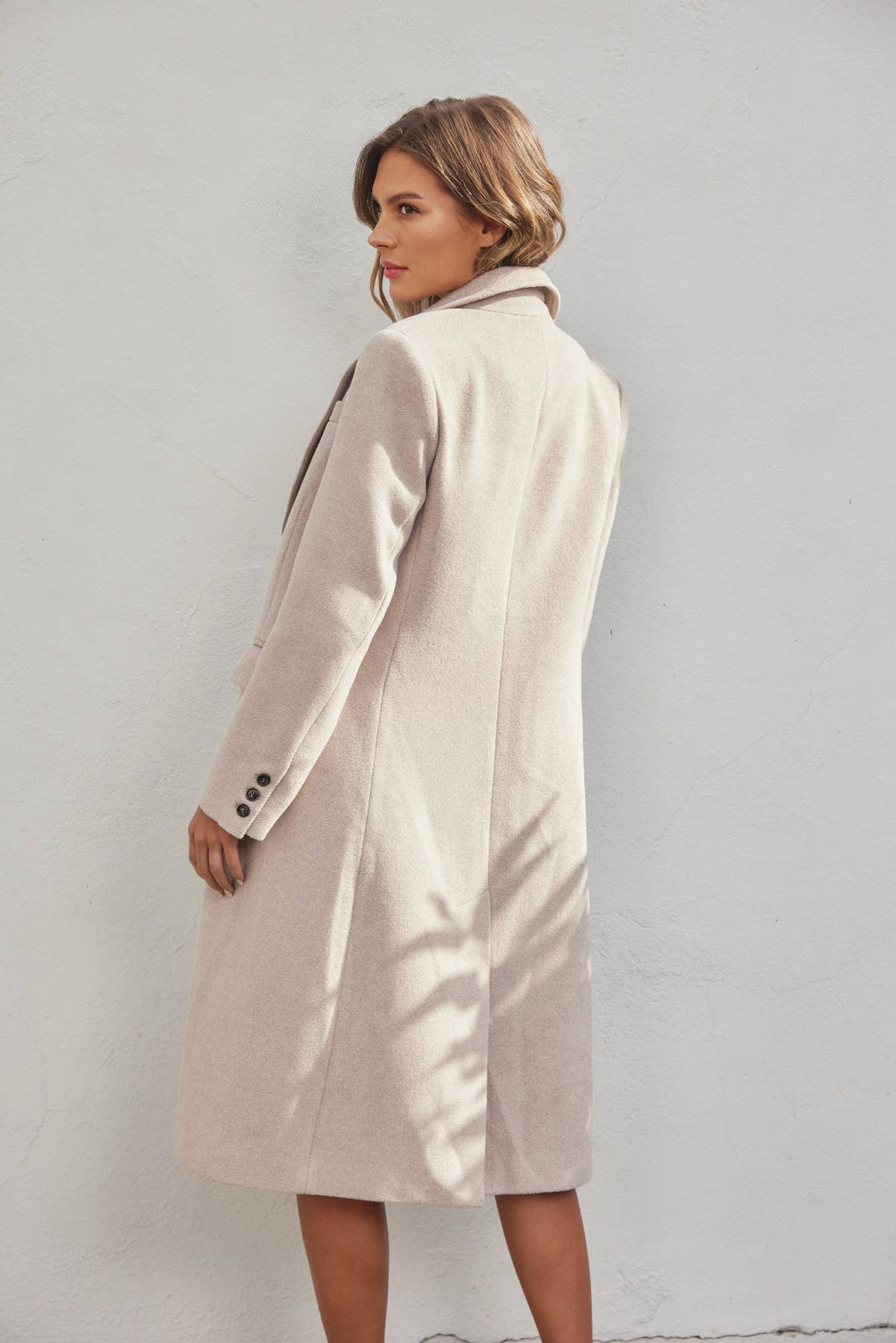 Dress Forum - Vente Manteau – femme - Manteau long en laine doux3