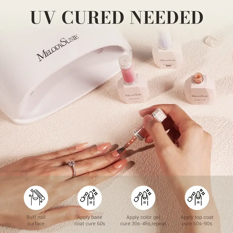 MELODYSUSIE – wholesale Nail polish – Jeweliver Jelly Gel Nail Polish 15ml - Nude JM085