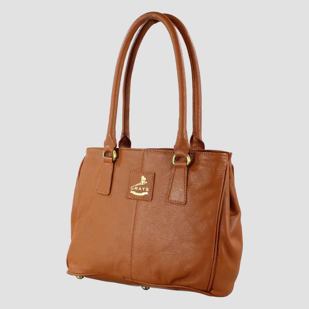 REMOVED BRAND - Wholesale Top Handle Bag - Women's - Sadie Handbag with Snaffle in Tan3