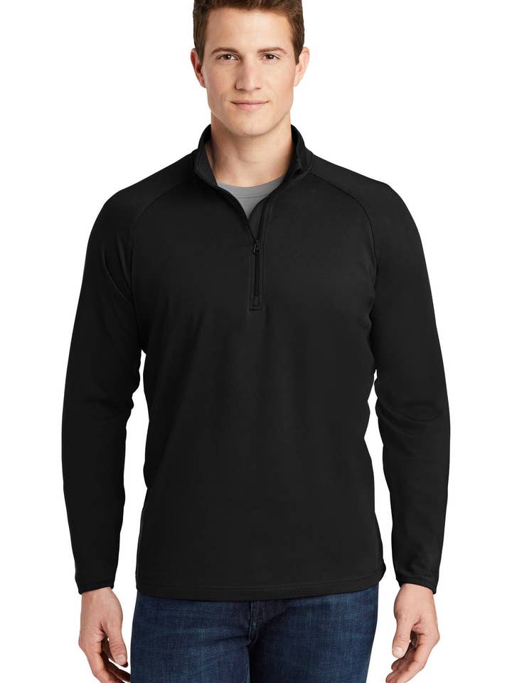 Ink Tees Custom T-Shirt Personlig Print, Premium Kvalitet, Hurtig Ekspedition, Flere Farver Sport-Tek Sport-Wick Stretch 1/4-Zip Pullover. ST850 for engroshandel hos Ink Tees Custom Tshirts