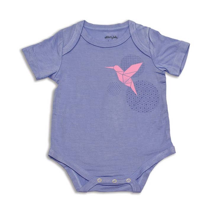 Bambus Kortærmet Onesie for engroshandel hos Silkberry Baby