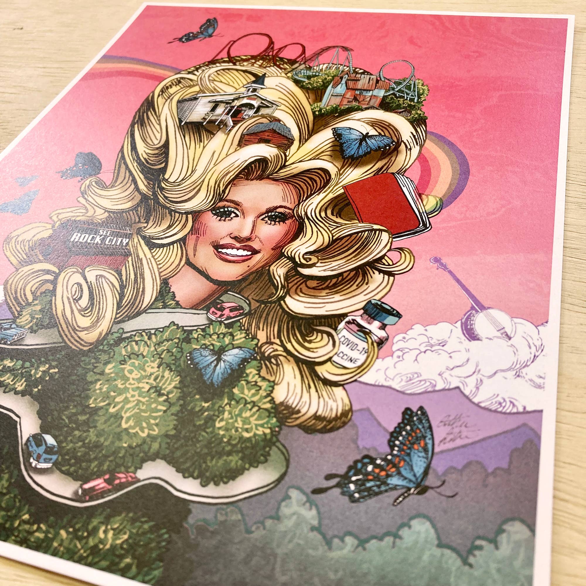 Esther Sketch - Wholesale Art Print - Dolly Print 8.5"x11"2