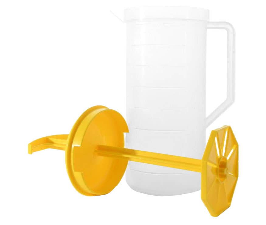 JBK Pottery – wholesale Pitcher – Mixing Pitcher - 2 Quart Capacity - Yellow1