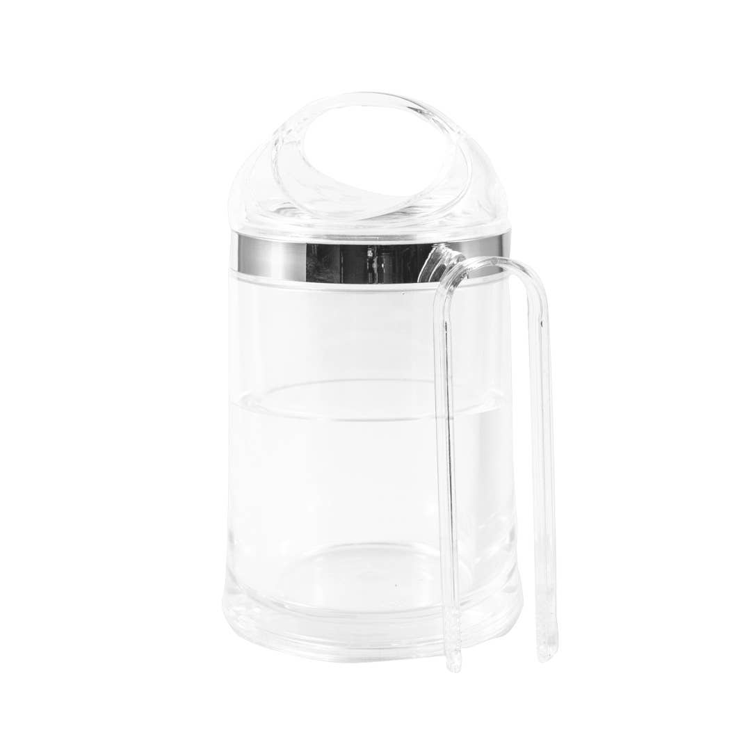 AULICA - Wholesale Party Tub - Acrylic ice bucket with tongs and lid0