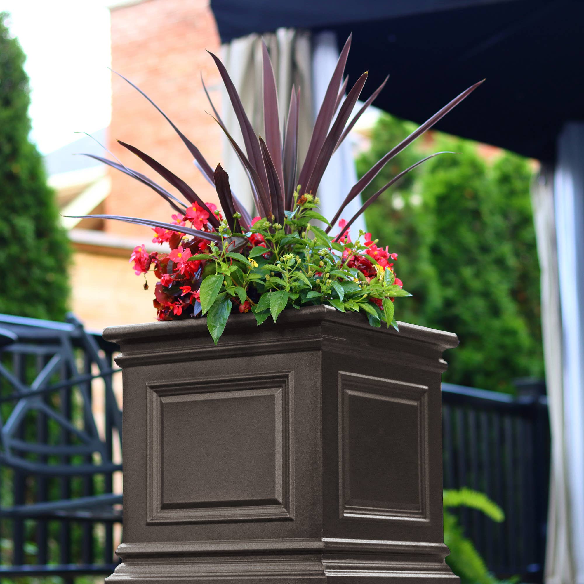 Algreen - Wholesale Planter Box - 20" Covington Self-Watering Planter12