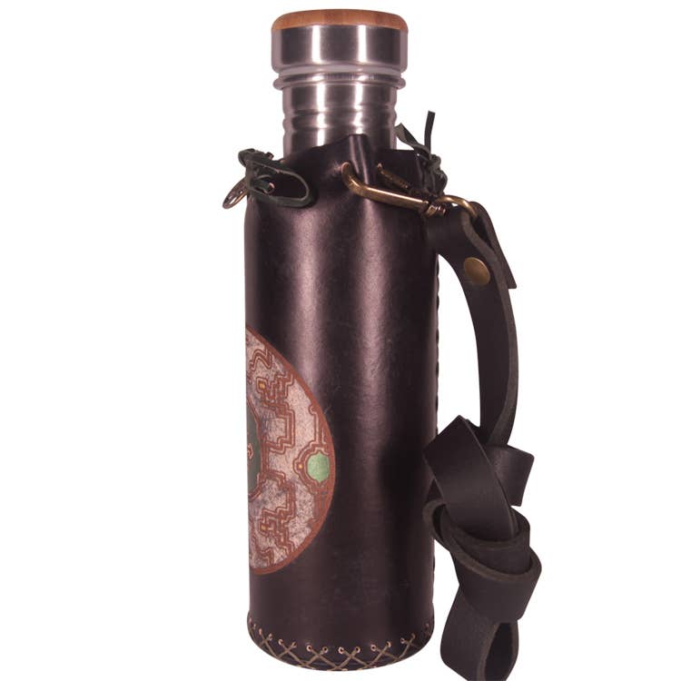 Wholesale Black Shipibo Deluxe Water Bottle Holder for your