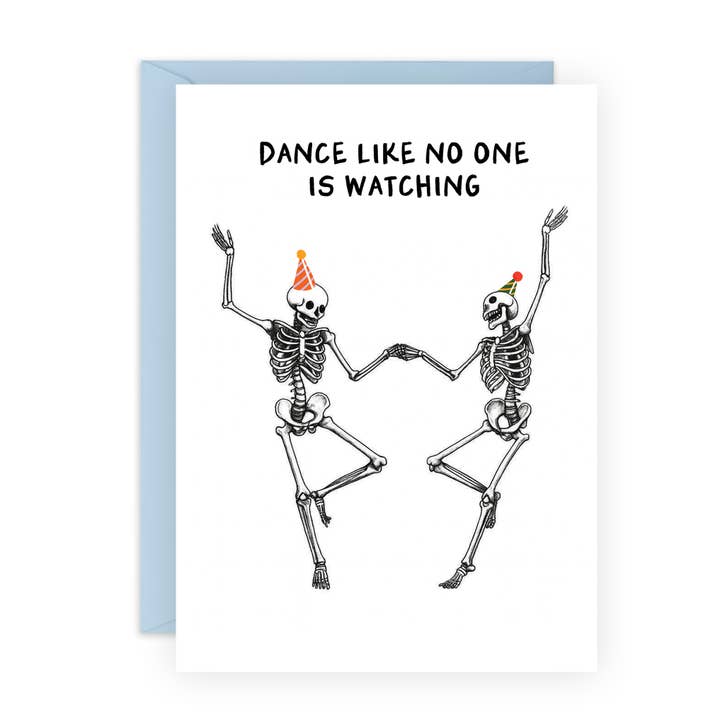 SKELETON DANCING Halloween Card for Him, Her for wholesale by Central 23 Cards