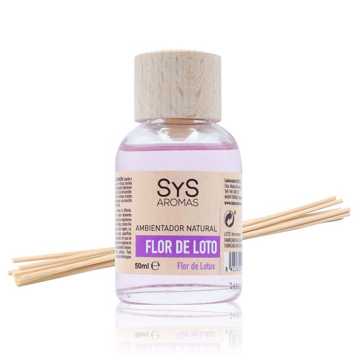 Difusor de Aromas Mikado Flor de Lótus 50 ml Laboratorio SYS por atacado de Laboratorio SYS