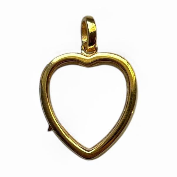Gold Heart Locket for wholesale by LB Beadz