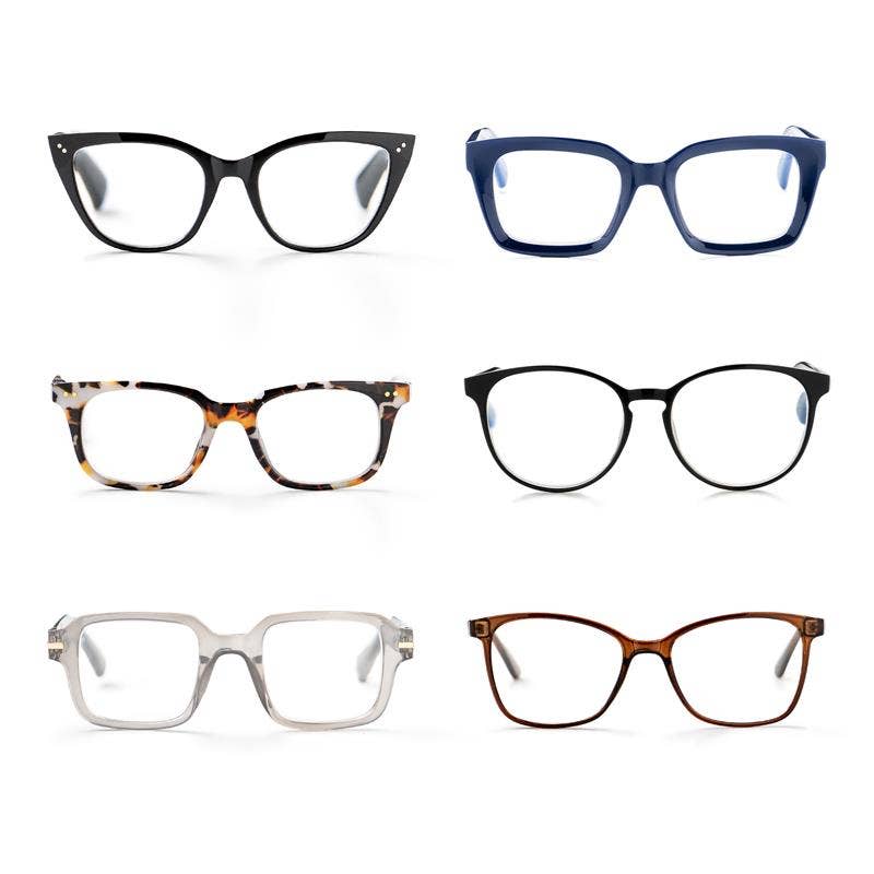 DM Merchandising - Vendita all'ingrosso Occhiali da vista - Unisex - Lettori ottici ottimali con assortimento di blocchi della luce blu1