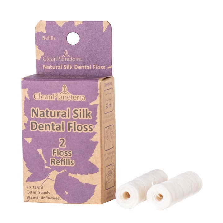 Naturlig Silke Floss Refill Pack for engroshandel hos Brush With Bamboo