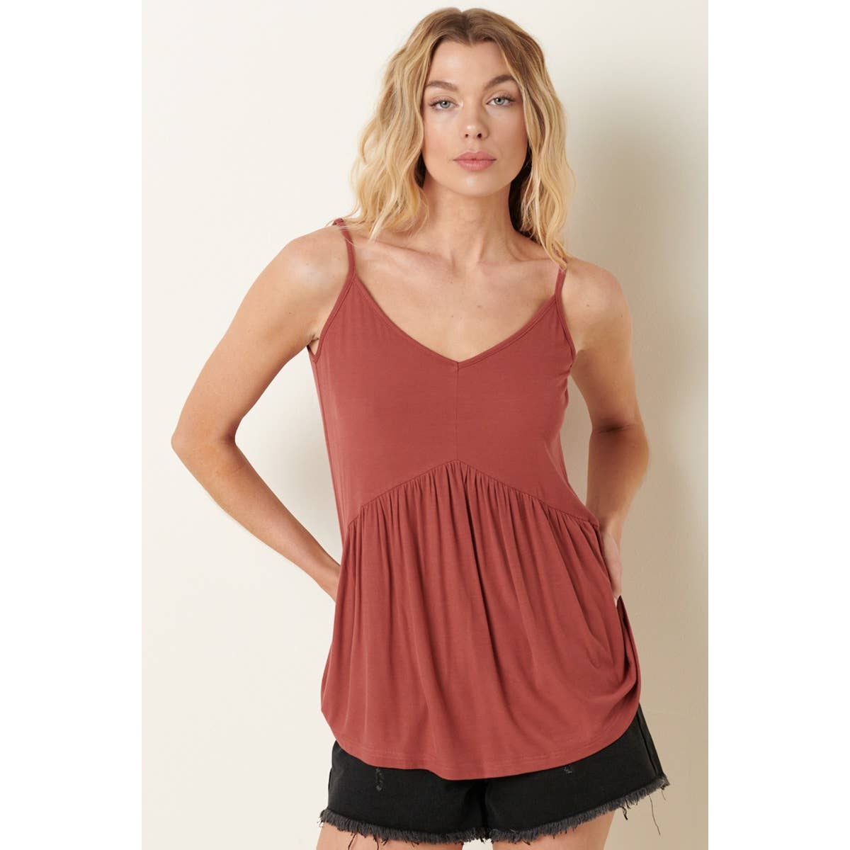 mittoshop - Wholesale Tank Top - Women's - BABYDOLL KNIT TANK TOP3